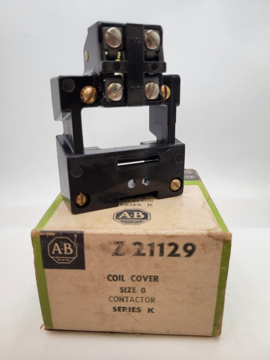 Allen-Bradley Z-21129 Contactor Coil Cover Only Black NEMA Size 0 Series K