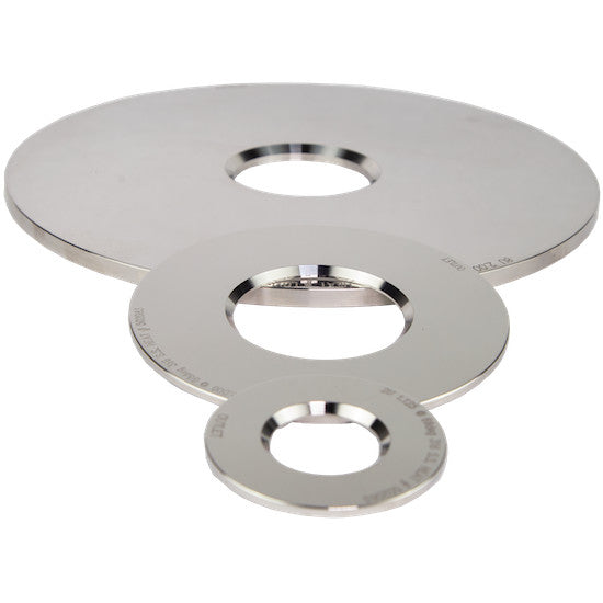 4" Universal Orifice Plate Stainless Steel 4.406" OD x 2.625" ID x 0.125" Thick