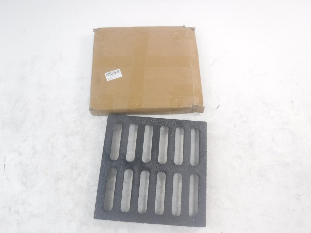 300mm x 300mm 12" x 12" Black Cast Iron Outdoor Drain Cover Grate