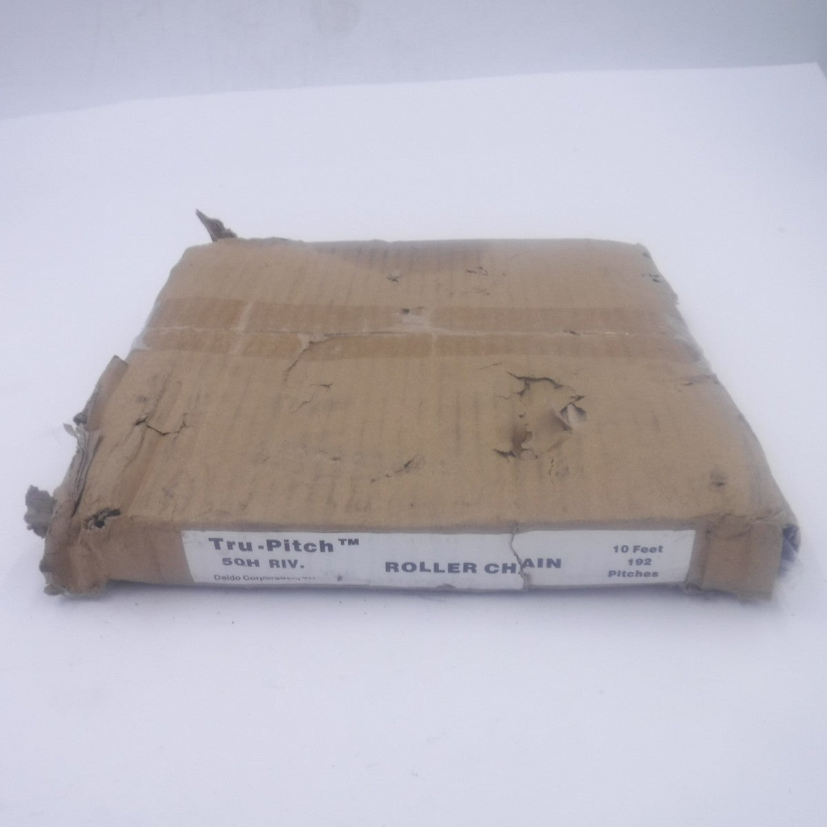 10' DAIDO Tru-Pitch 50H Heavy Duty Riveted Roller Chain 192 Pitches #50