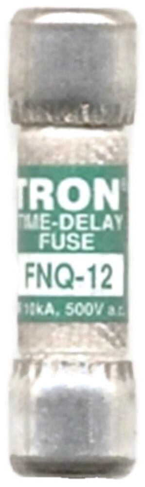 BUSSMAN FNQ-12 TIME DELAY 12 AMP FUSE 500 VAC LOT OF 10