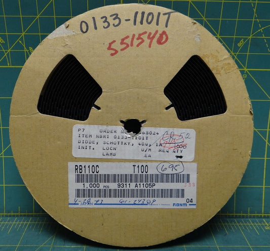 695 Piece Est ROHM RB110C T100 General Purpose Schottky Rectifier Diode 40V 1A