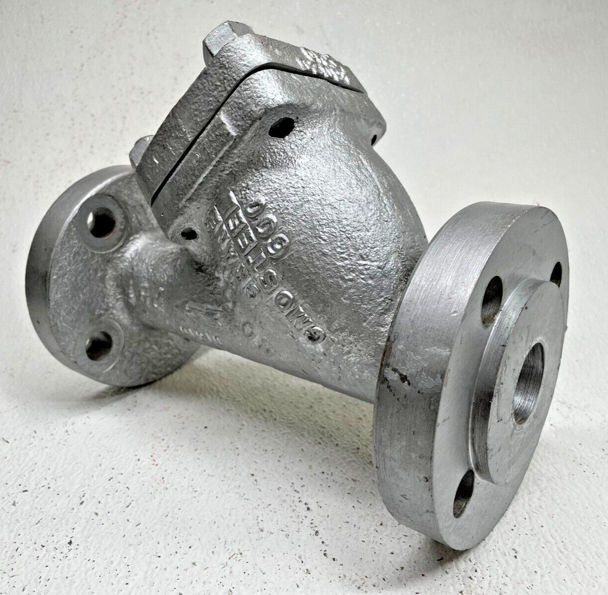 CRANE Y Strainer CMO Steel 1-1/4" Class 600 / 1480 Psi WOG / 1/16" Perf Screen