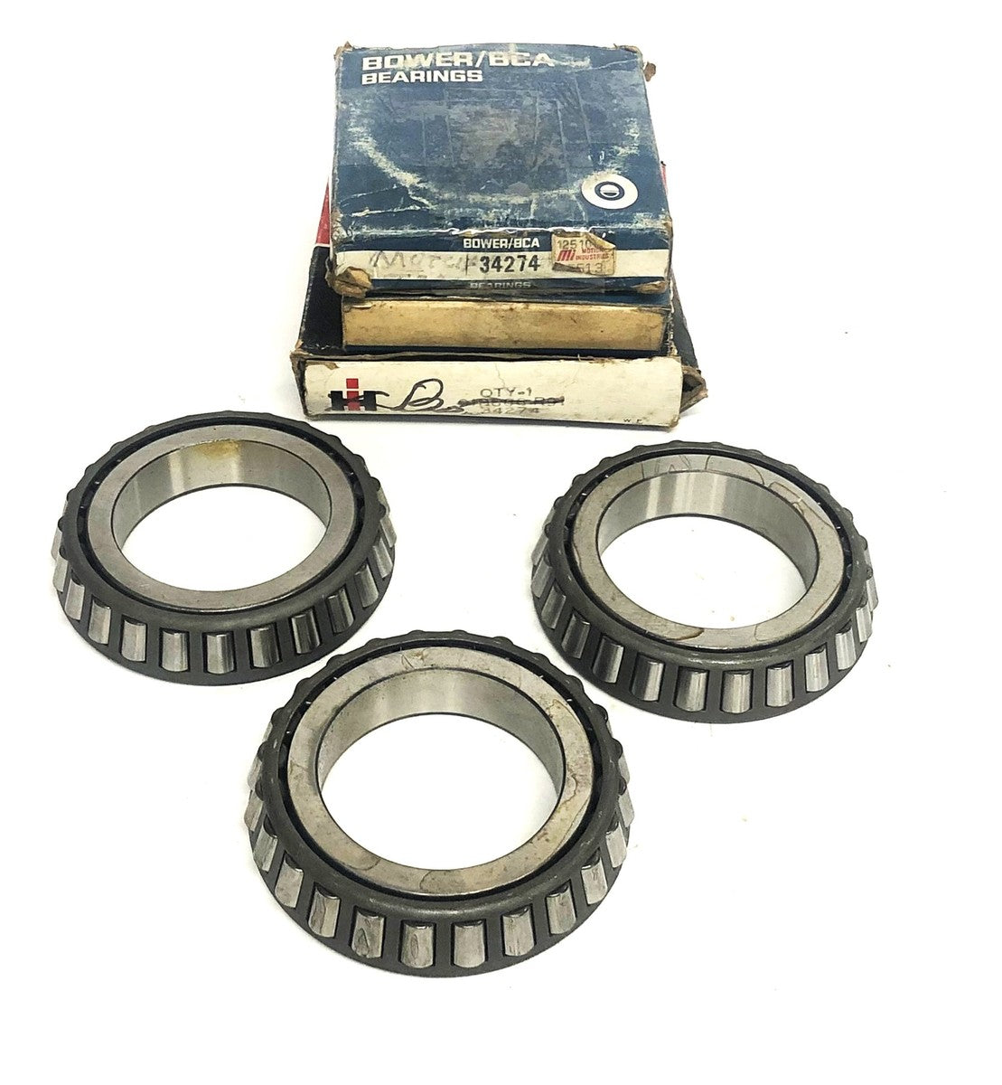 Bower Tapered Roller Bearing Cone 34274 [Lot of 3] NOS