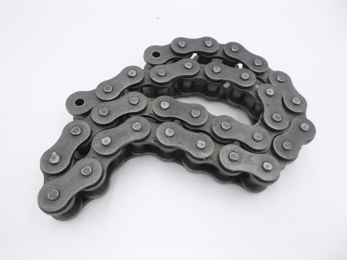 4' TSUBAKI Roller Link Chain 1-1/2" Pitch 1 Strand RS120H
