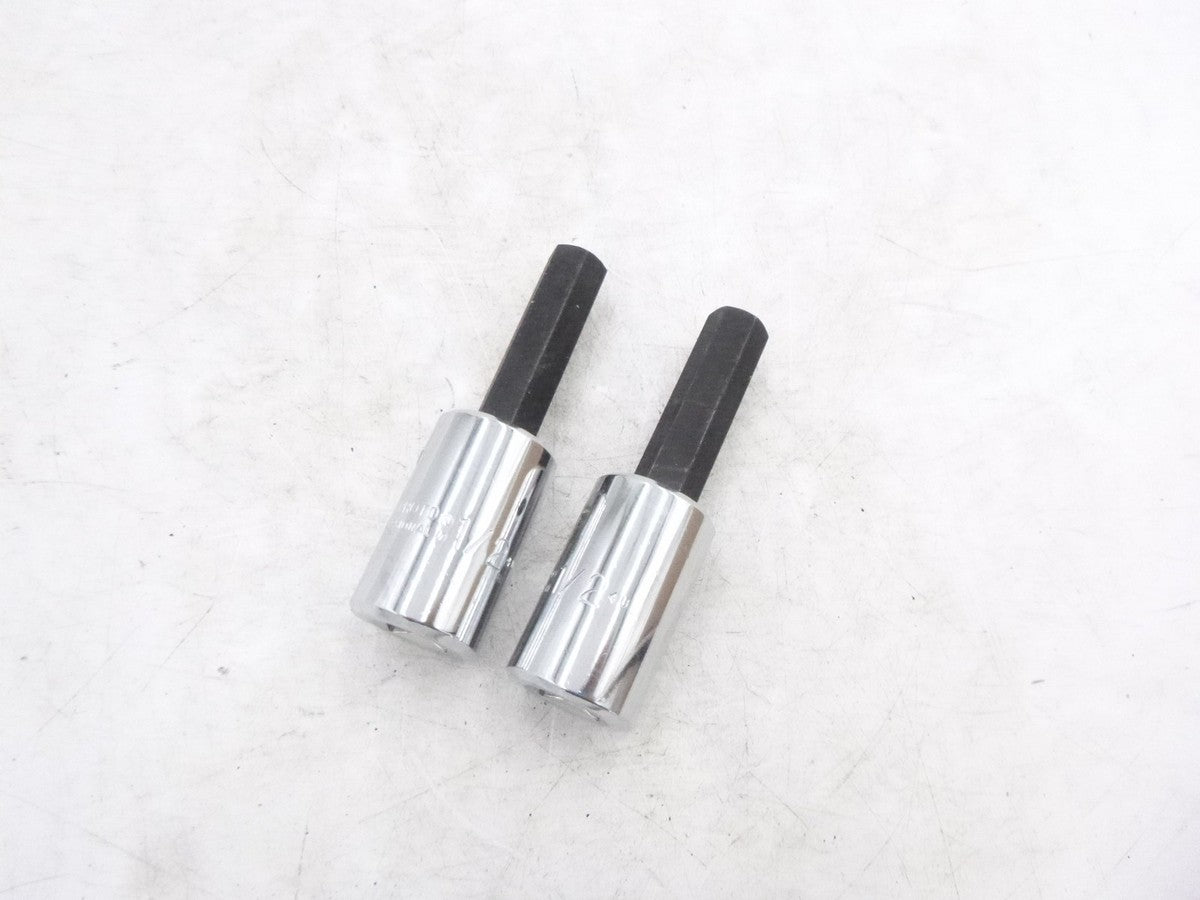 2 Pack Proto Hand Hex Bit Socket 1/2" Square Drive x 1-1/2"