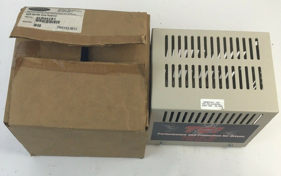 TCI-TRANSCOIL INC. TCI KLR4ATB1 LINE REACTOR 600V 4A 3PH 60HZ 