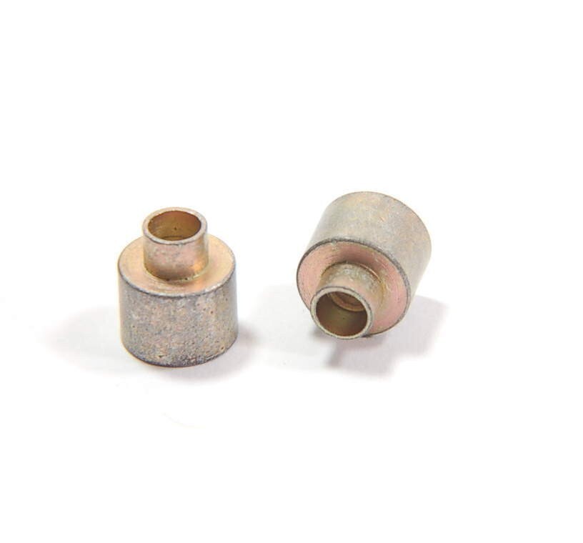 Lot of 100 - Cambion 350-1247-10-07-00 Swage Spacer/Standoff #6 Brass Cadmium
