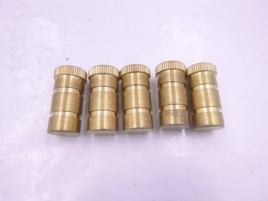 5 Pack Latham MH212 Safety Cover Male/Female Brass Anchor Assembly