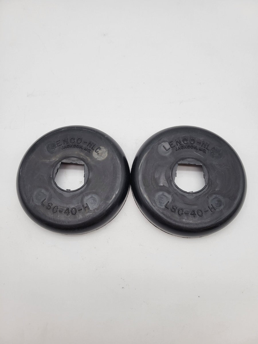 2PC Lenco LSC-40-H Insulator Cup Black Welding Equipment Parts NOS