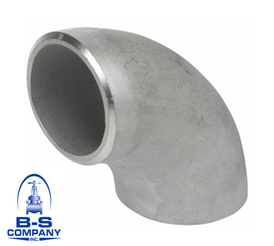 Stainless Steel Weld Fitting 90 DEGREE ELBOW 1" S/80 LR WP316/316L (Lot of 2)