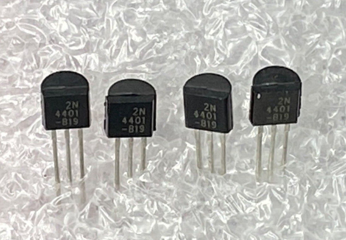 2N4401 pack of 4, NPN transistors bipolar BJT