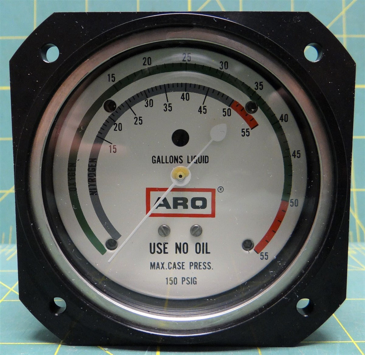 Oxygen Nitrogen Differential Gauge 150 PSIG NSN 6685-00-063-3657