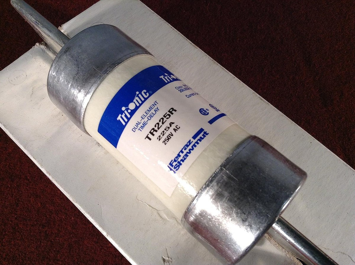 Ferraz Shamwut/Mersen TR-225R, 225 Amp (225A) 250V Fusetron Dual Element Time-D