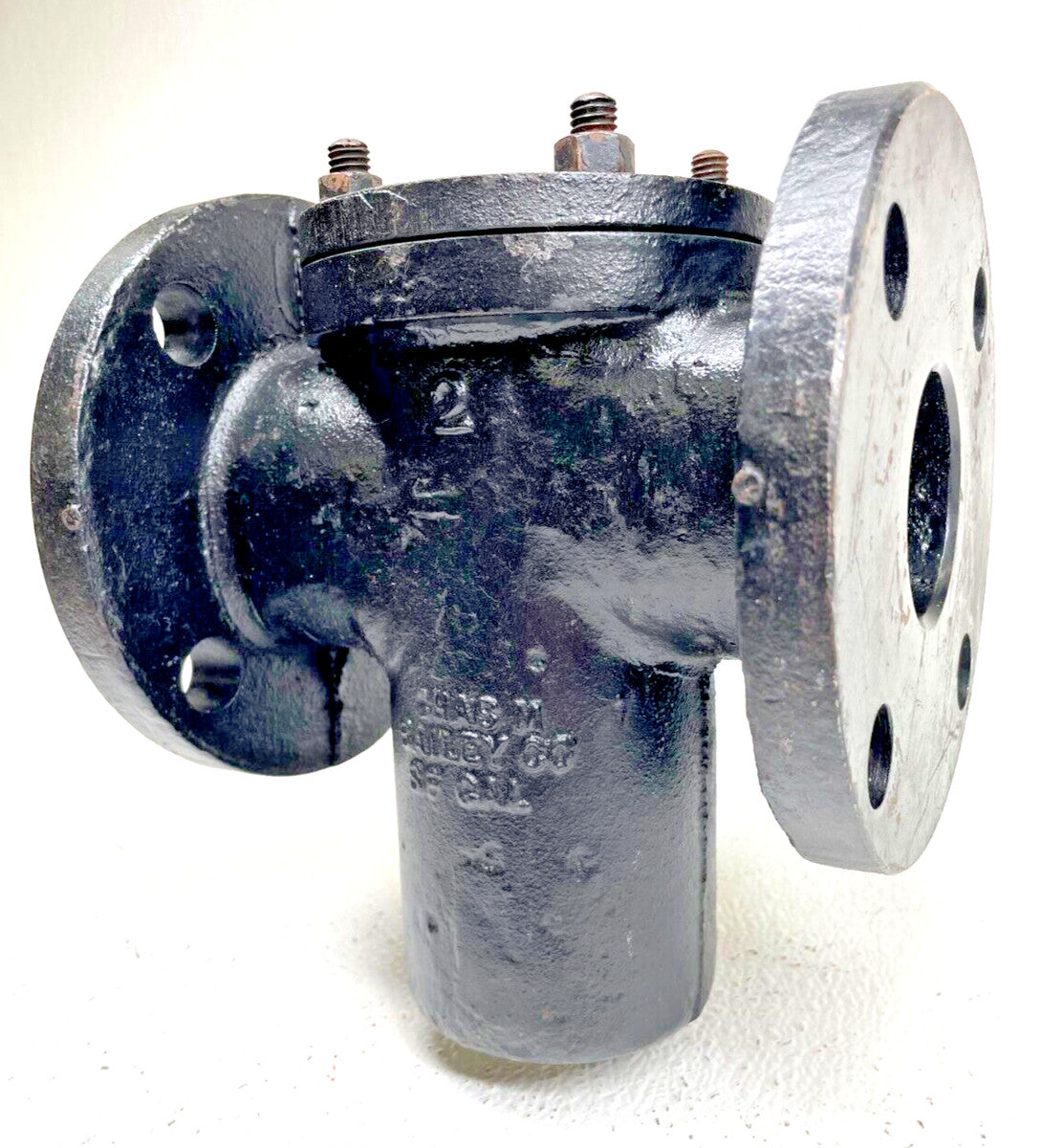C.M. BAILEY Basket Strainer 2" Class 125 Flanged End 200 Psi WOG Cast Iron
