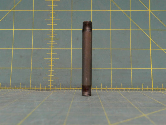 1/8" x 3" Pipe Fitting Nipple Male NPT Steel Tapered Threaded Schedule 40