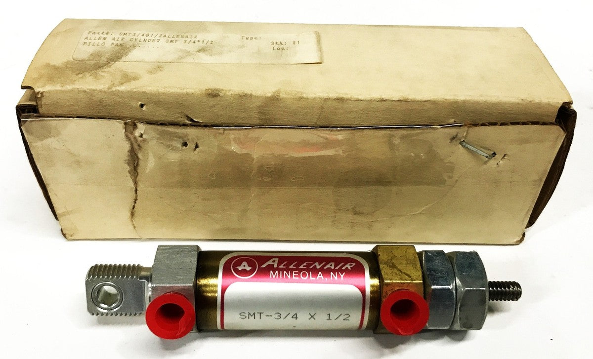 Allenair Pneumatic Cylinder SMT-3/4-1/2 NOS