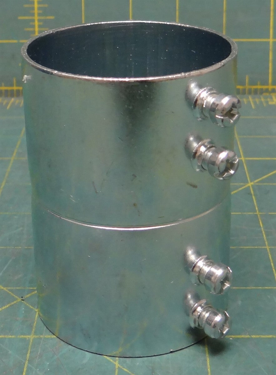 2" Trade Size Conduit Fitting For EMT Set Screw Zinc Coated Steel 3-1/2" Length