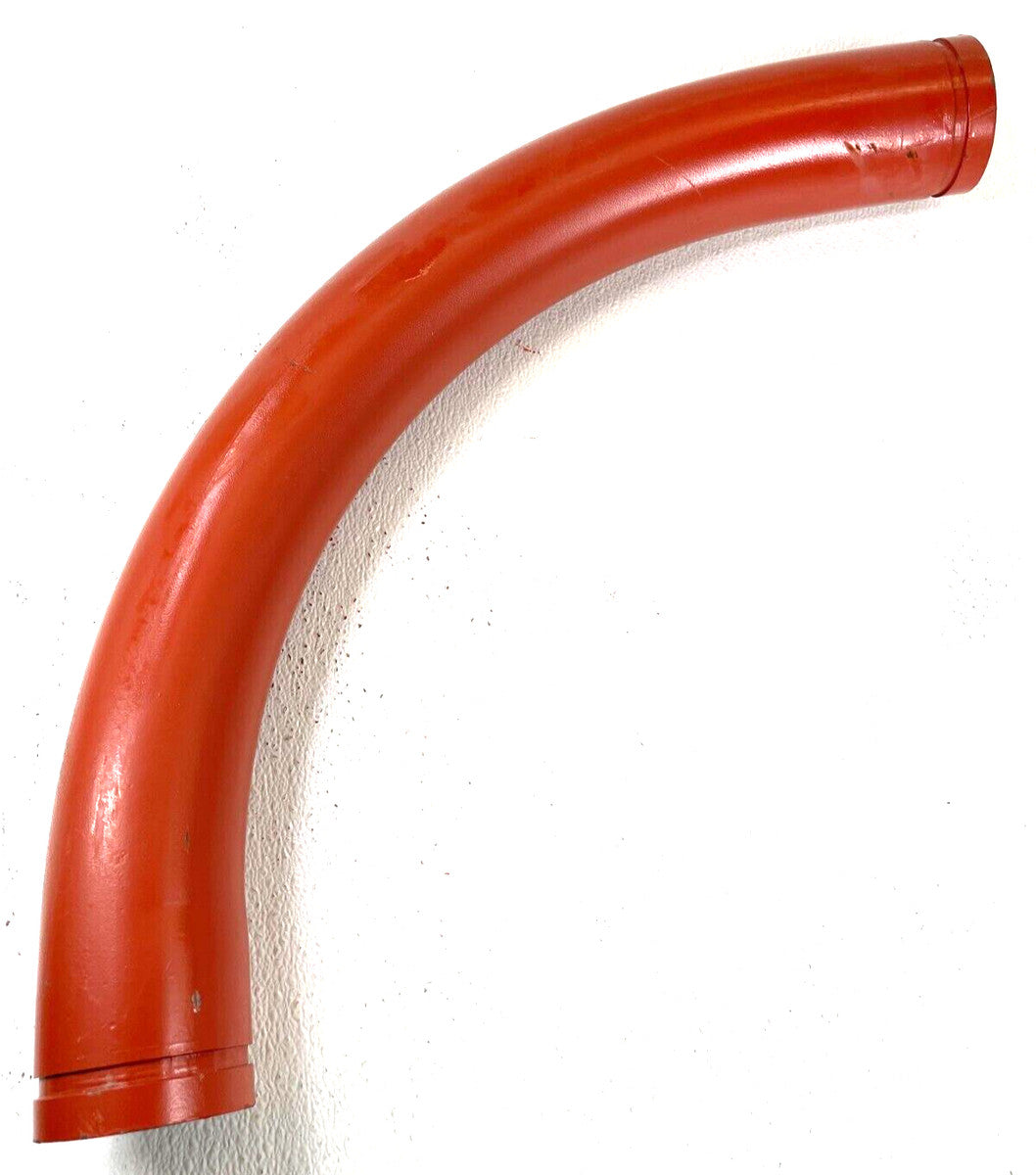 90-Degree Elbow 3" (3.5od) Schedule 40 5-Diameter Grooved End Steel Pipe Fitting