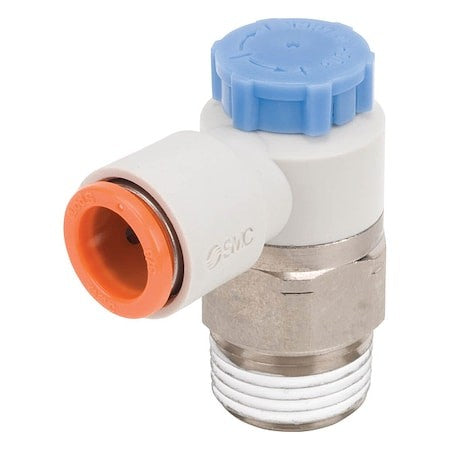Smc As3211f-N02-07S Speed Control Valve,1/4 In,Npt X Tube