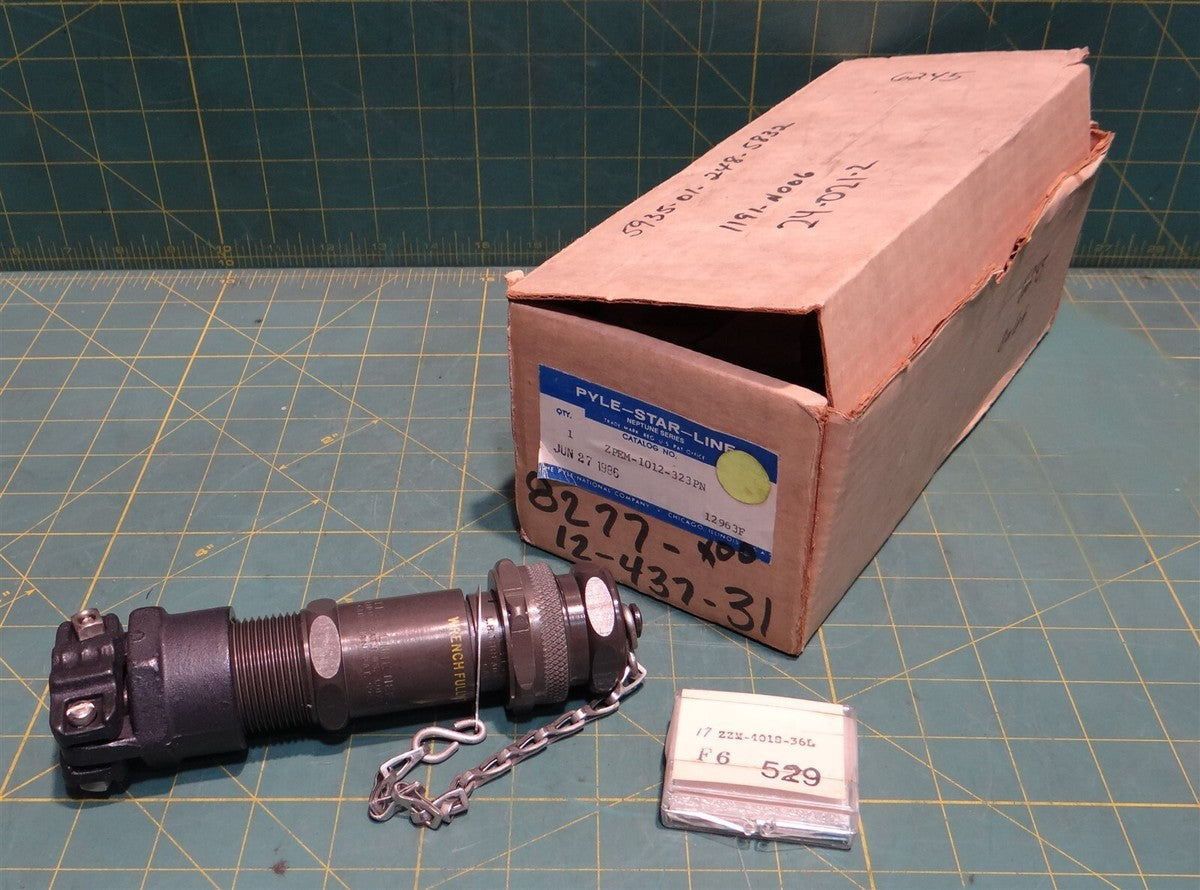 Pyle Star Line Neptune Series ZP Heavy Duty Connector, P/N ZPEM-1012-323PN