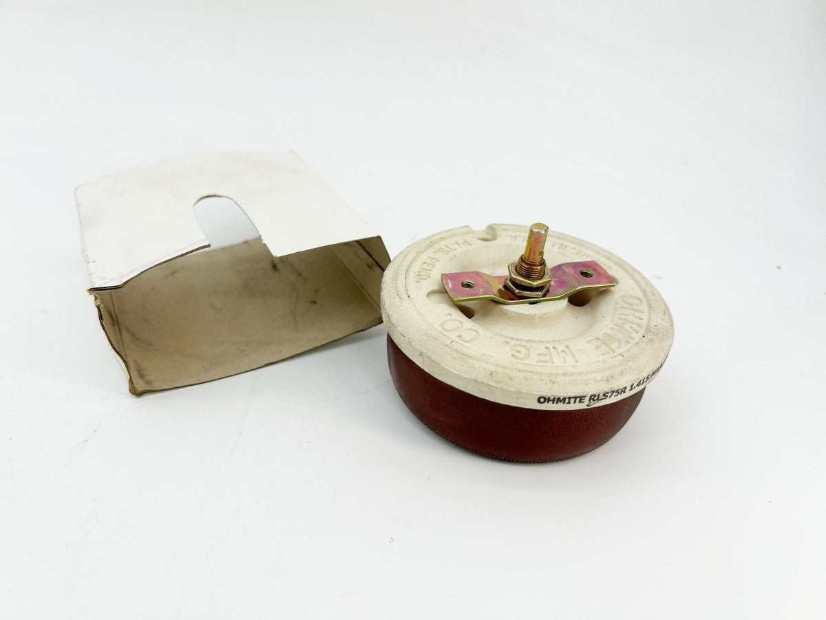 New Ohmite RLS75R Rheostat Potentiometer 1.415A 75OMHS