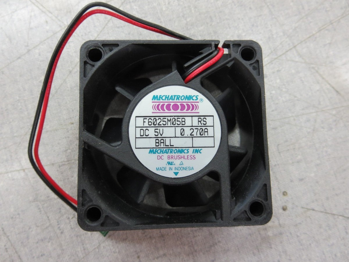 Mechatronics F6025M05B RS, DC Brushless Fans (5VDC, 0.270A) Lot of 5