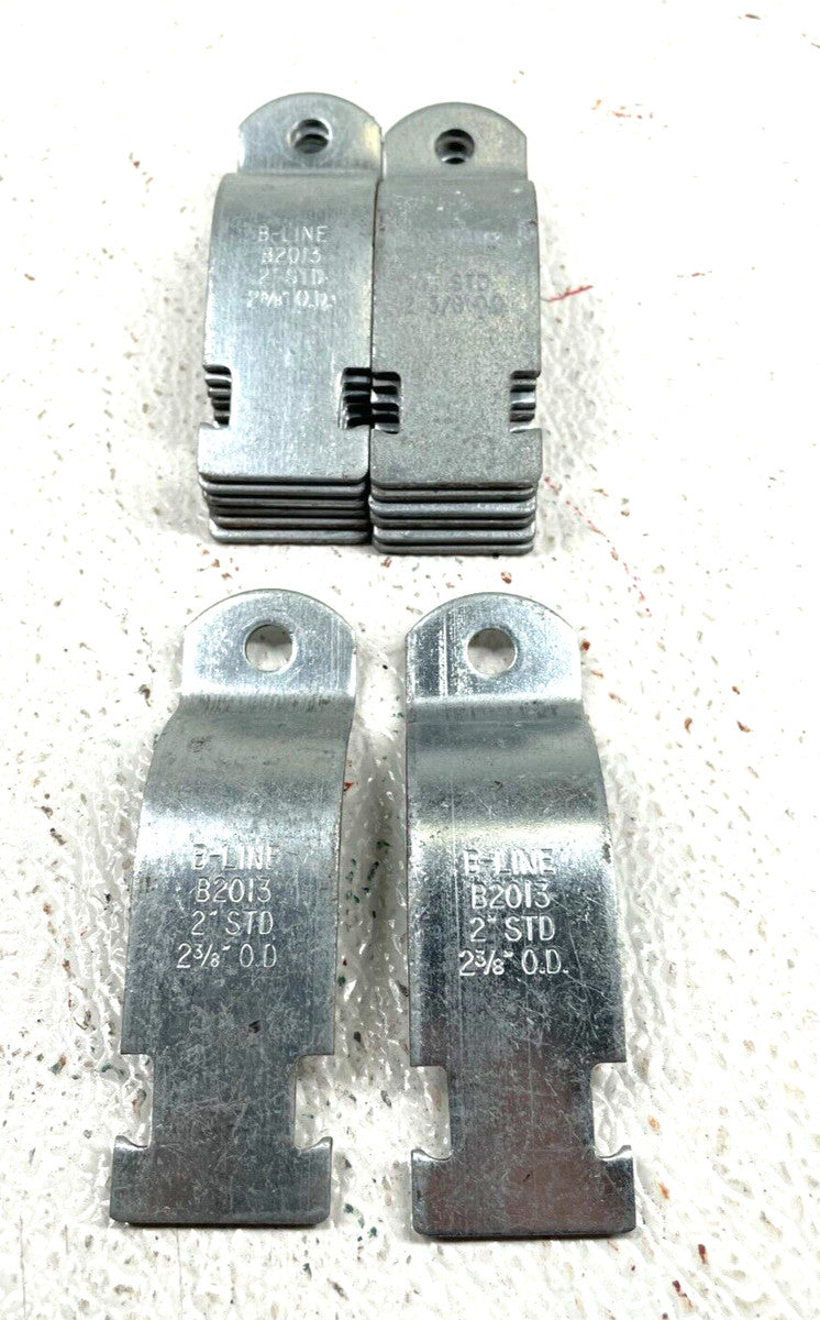 (7 SETS) B-LINE B2013 2" (2.375) Galvanized Pipe Strut Clamp/Strap *Strap Only*