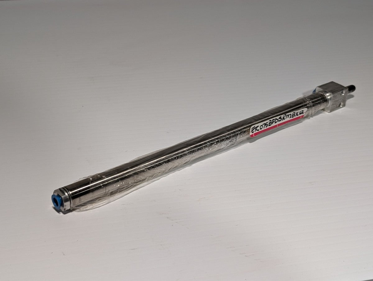 Parker 00.75BFDSRMB12.000 pneumatic cylinder, 3/4 inch bore, 250PSI max as shown