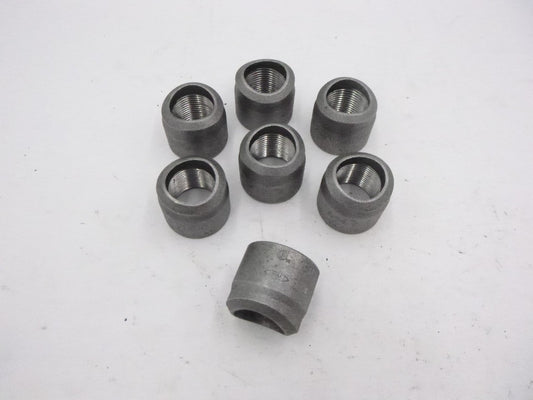 7 Pack Meritta Anvilet Forged Steel 3/4" x 2-1/2 Fitting Threaded Weld Socket