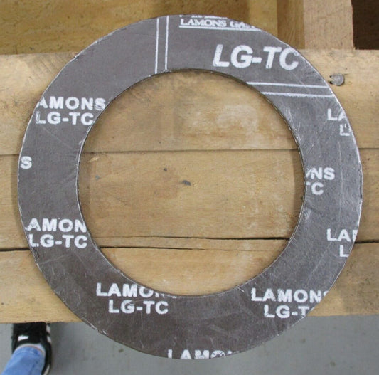 (6) LAMONS LG-TC 4" Class 150 Flexible Graphite Ring Gasket 1/8" Thick