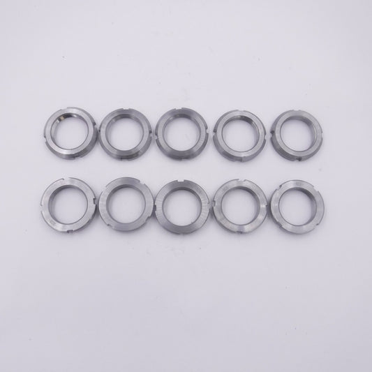 10 Pack SKF N08 Bearing Lock Nuts 1.563-18" Thread 2-1/4" OD 2" Face Dia Steel