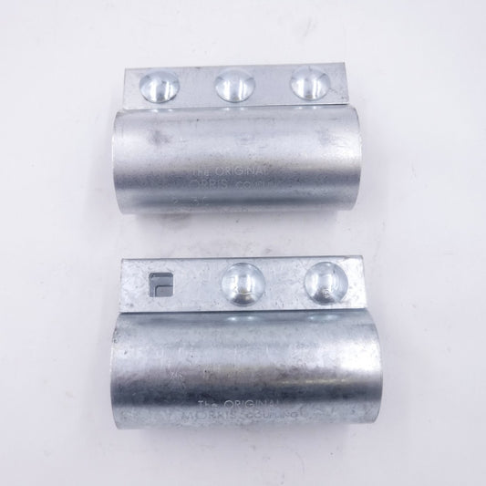 2 Pack Morris Compression Coupling 2" ID(2.375" OD) 3-Bolt 2-3C SEE DESC