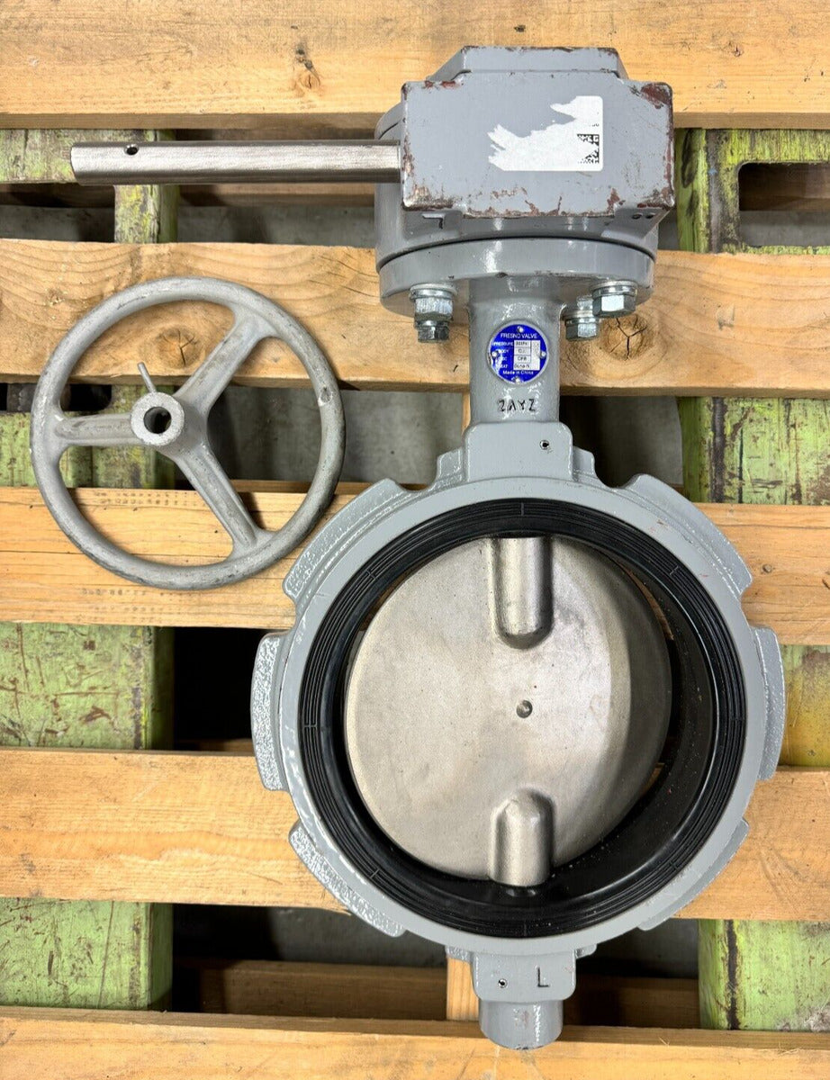 Butterfly Valve 8" 200-CWP Wafer Type, Gear Operated, FRESNO VALVE Fig: G3AW582
