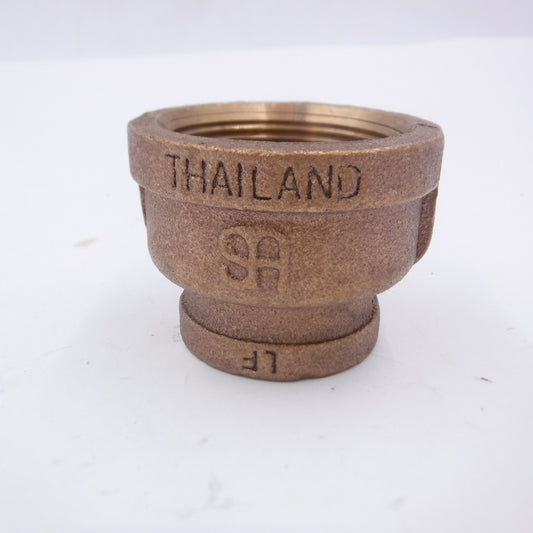 1-1/2" x 1" Female Threaded Lead Free Brass Reducing Coupling