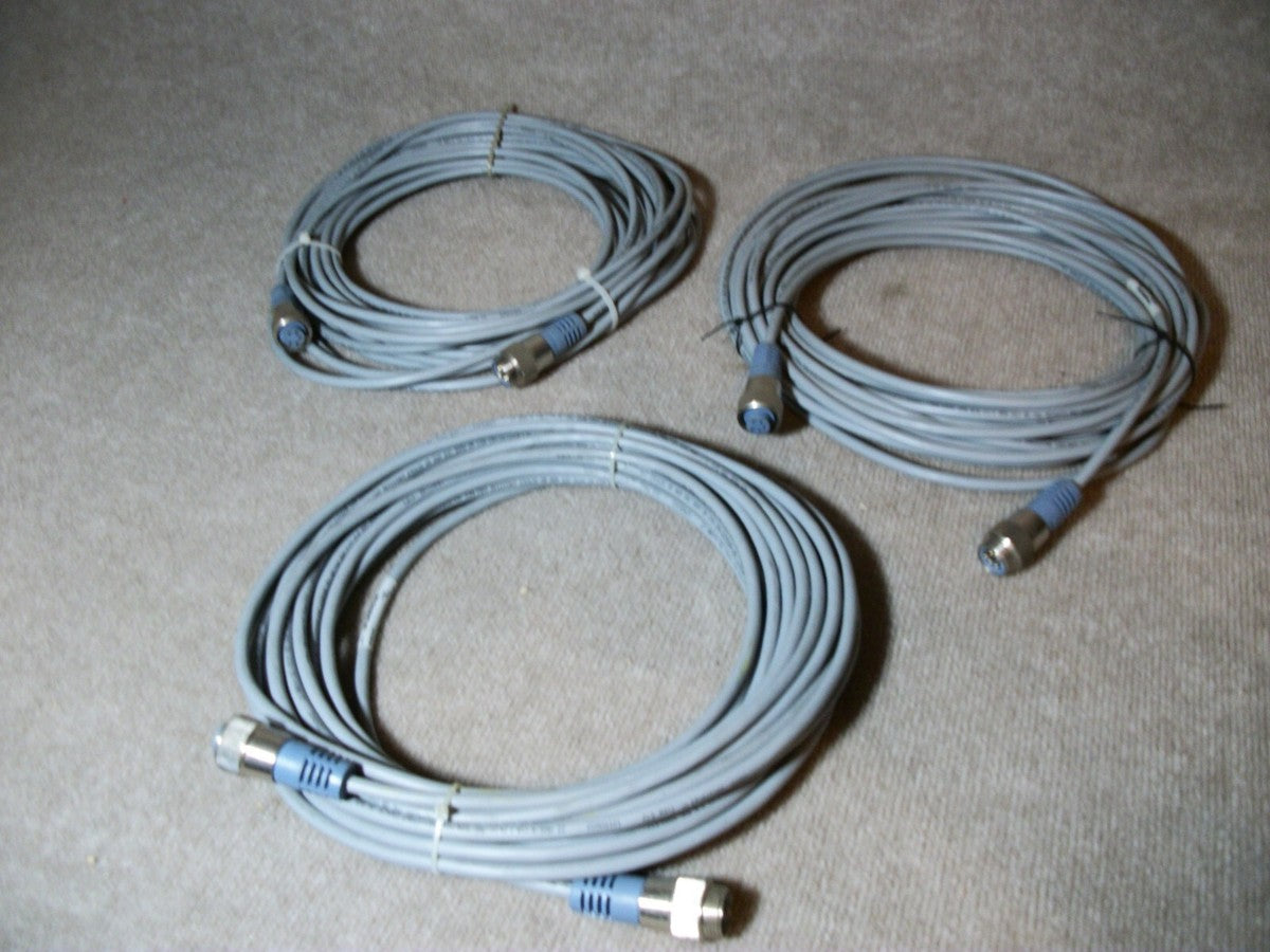 LOT OF 3 NEW   TURCK RSM RKM 572-15M / RSMRKM57215M DOUBLE ENDED
