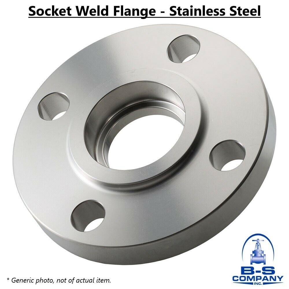 Socket Weld Flange 1" 150 Raised Face S/80 Stainless Steel 316/316L SS A/SA182
