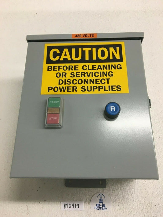 3 Phase Starter Panel 7.5HP 480VAC 3E Electrical FIxture