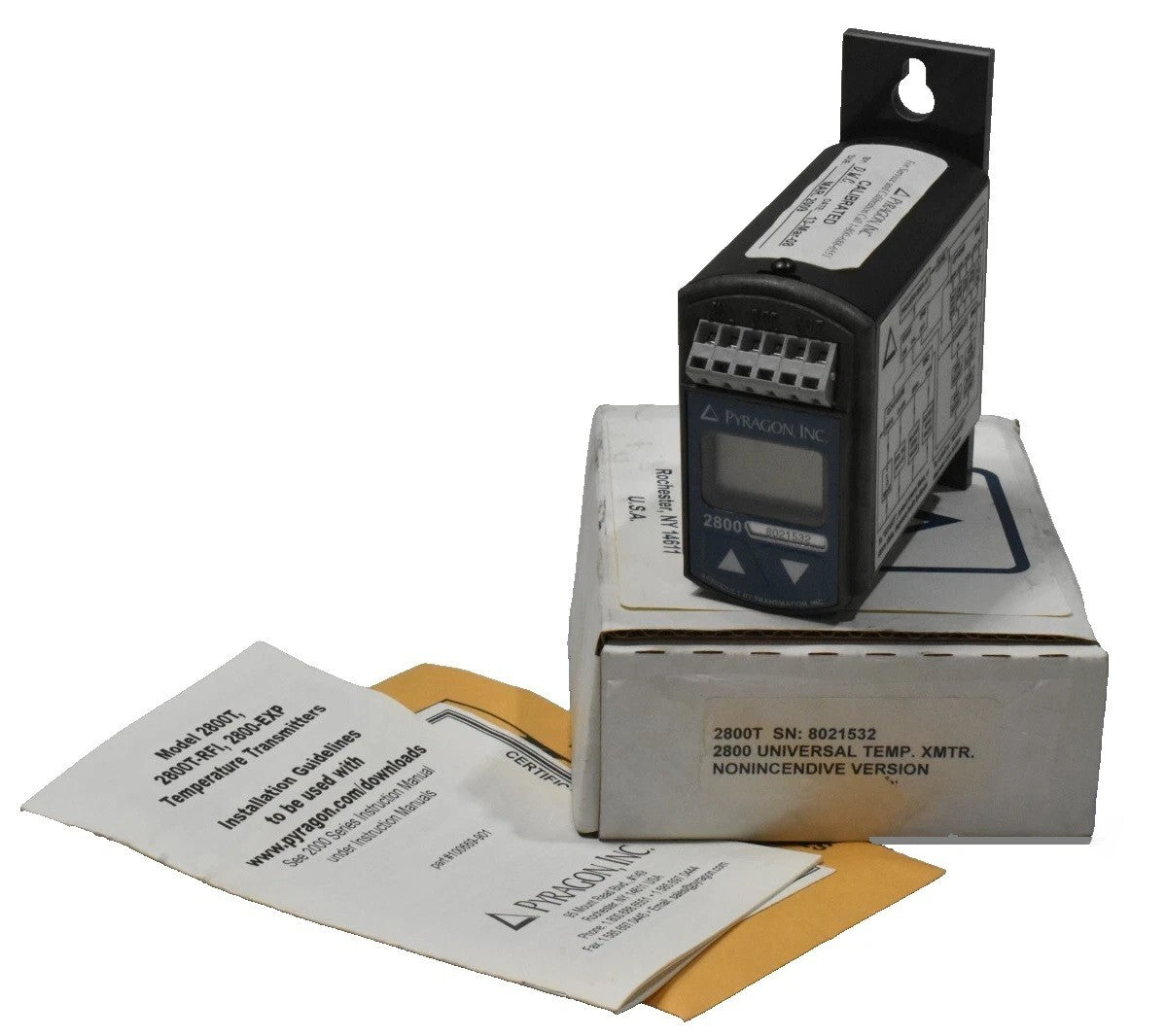 Pyragon 2800T Universal Temperature Transmitter Series 2800