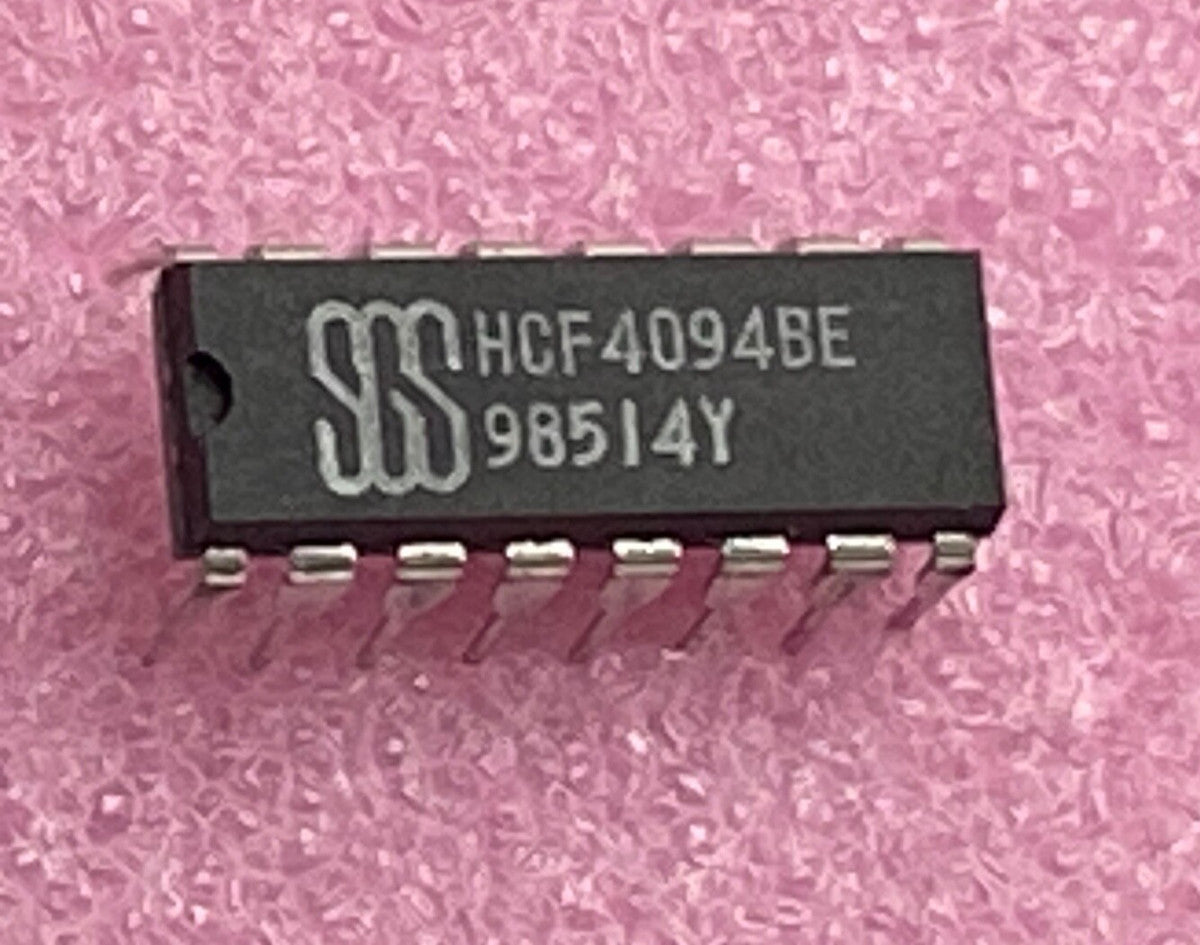 10 Pezzi HEF4094BP DIP-16 &ndash; Registro A Scorrimento 8 Bit &ndash; IC Nuovo