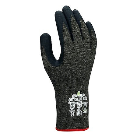 Showa S-Tex581xl-09-V Vf,Coated Gloves,Nitrile,Xl,160G08,Pr