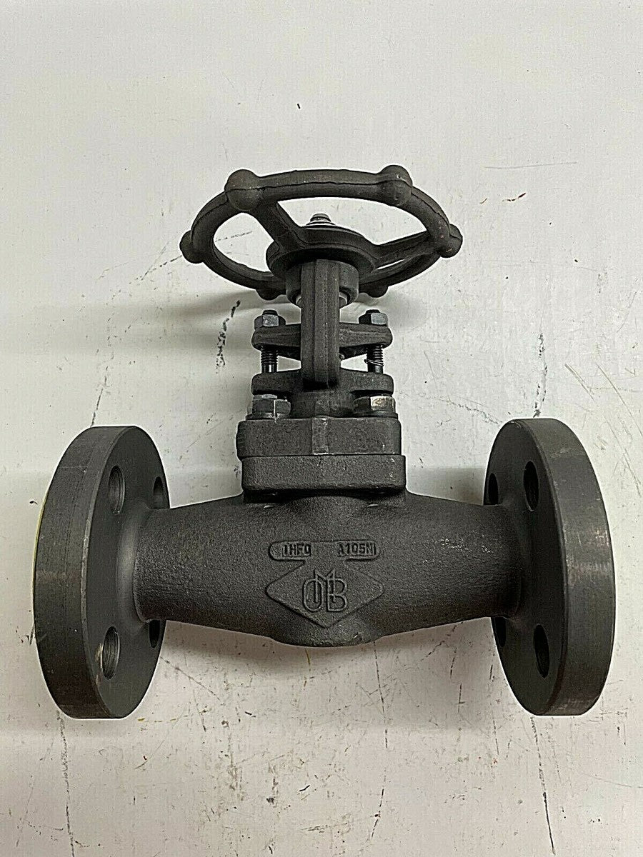 OMB F6-810 Gate Valve 1" 600 RF Flanged Forged Steel A105N API Trim #8 