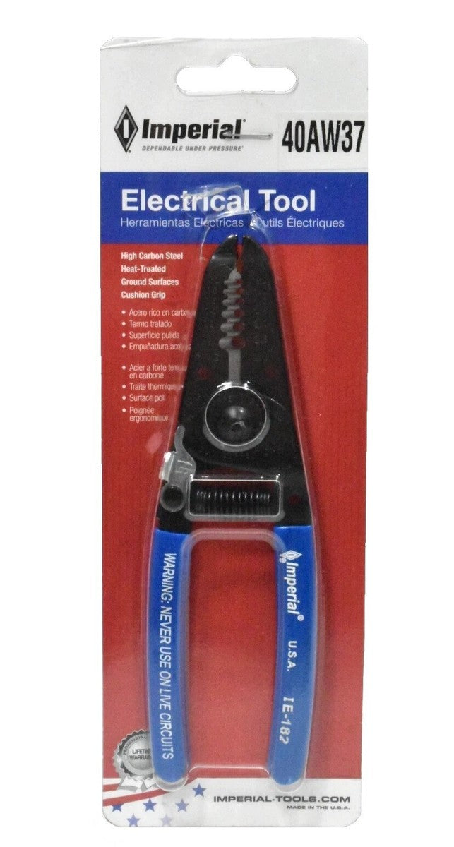 Imperial 40AW37 (IE-120) Steel Wire Stripper 10-20 AWG New