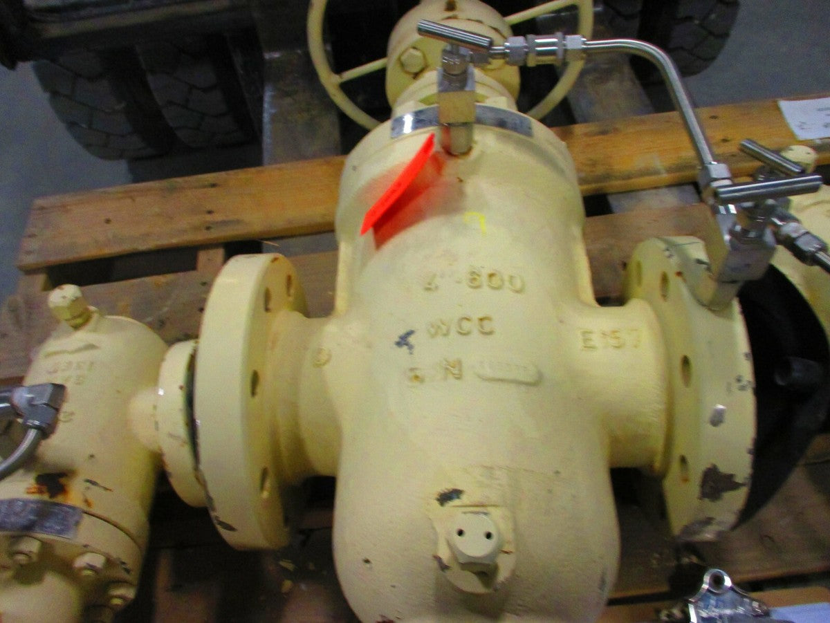 OMNI Thru Conduit Expanding Gate Valve 4" Class 600 RF Flanged End Manual Op.