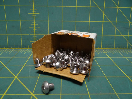 (Qty: 36) 1/4"-20 18-8 Stainless Steel Button Hex Head Drive Screw 5/16" Length