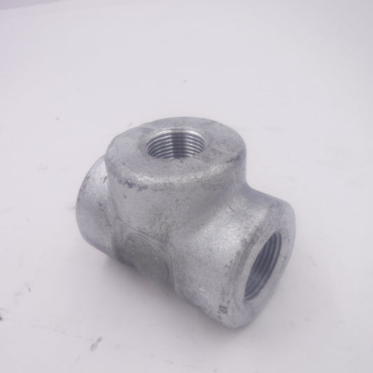1"x 1"x 3/4" FNPT 3M B16 A105N Reducing Tee Forged Class 3000# 722LLL