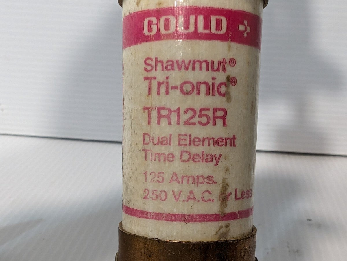Gould Shawmut Tri-Onic TR125R Dual Element Time Delay Fuse