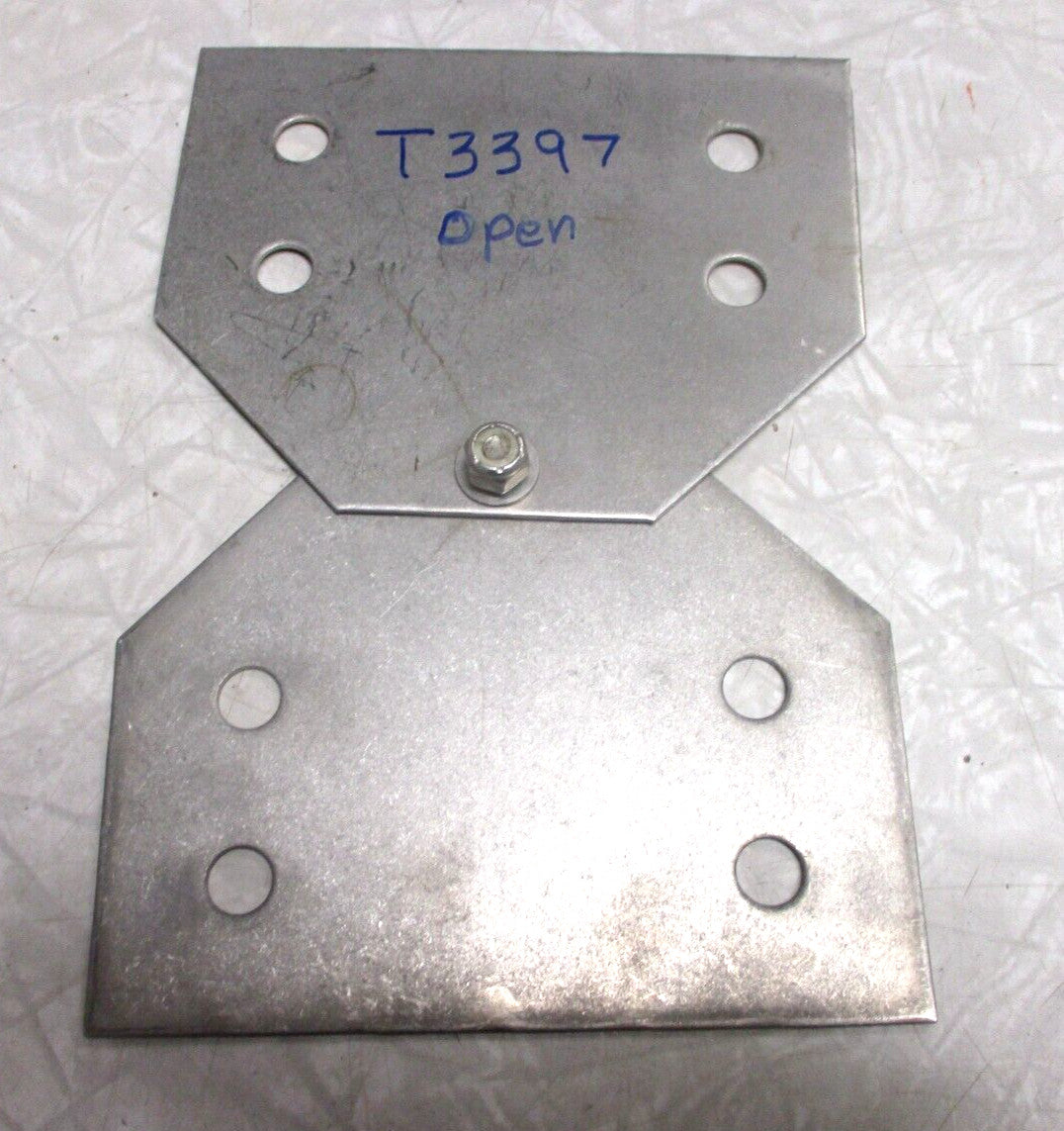 Swivel Mending Plate Stainless Steel 5.5" Wide x 4.125 (7.625 Open) x 0.06 T