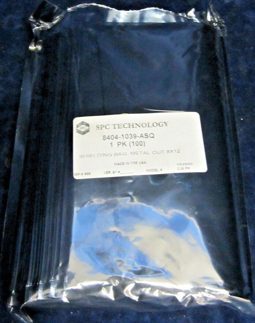 SPC Technology 8404-1039-ASQ Metal Out 8x12 (100 Count) Shielding Bags
