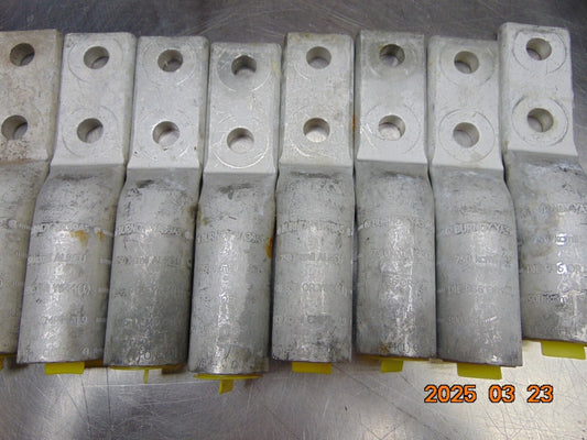 1 NEW Burndy YA39A5 - ALHYLUG 750KCMIL 2HOLE 1/2" STUD